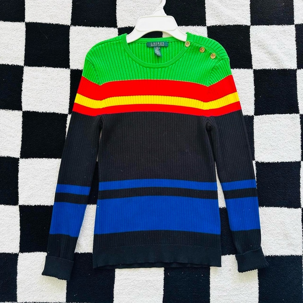 Multicolor Colorblock Top - Picture 2 of 4